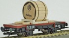 1741 PSK Modelbouw Flat car loaded with cable drum "Meisen"